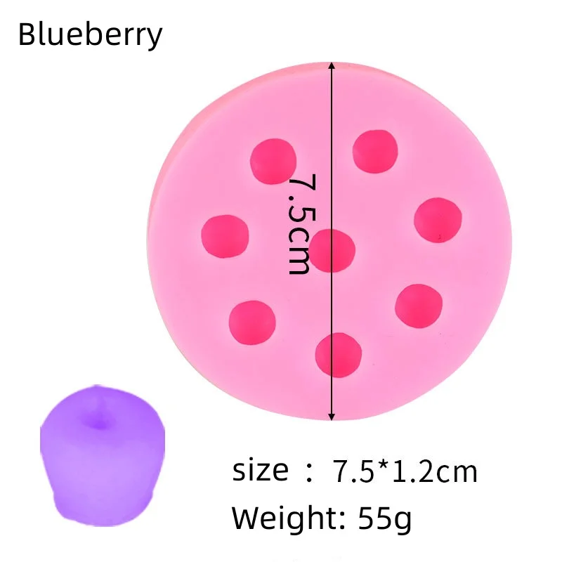 Hot-selling Fruit Fondant Silicone Mold Chocolate Candy Mold Cake Decoration Mold