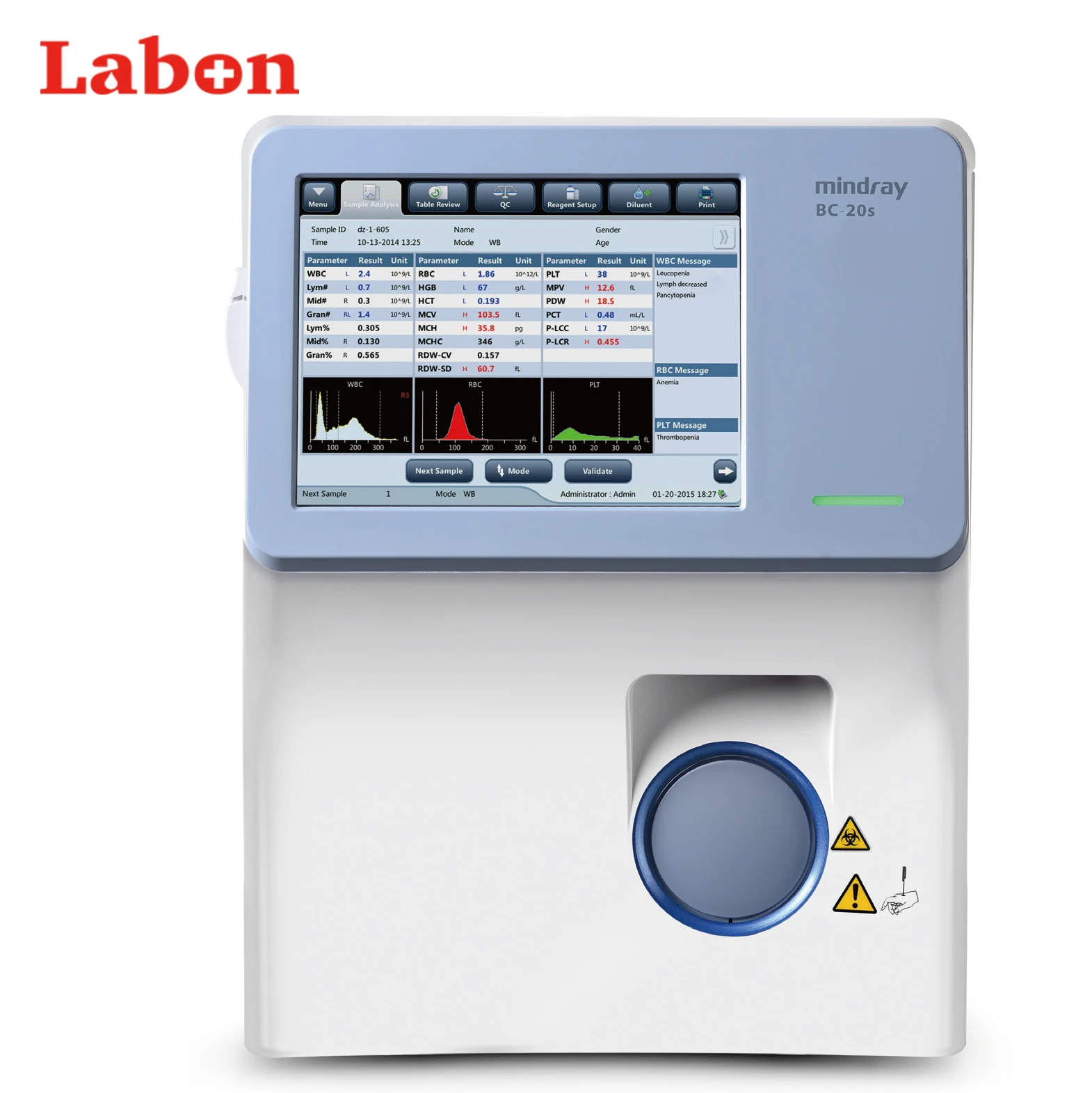 BC-20s автоматический анализатор гематологии Mindray