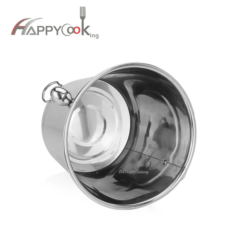 Бестселлер экономичное ведро для льда из нержавеющей стали с двойными стенками