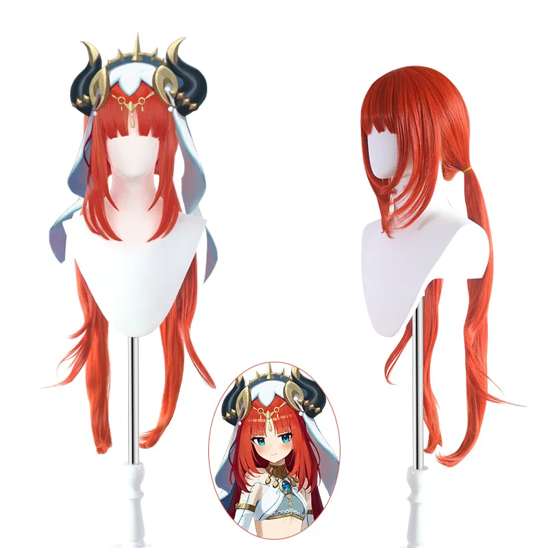 Wholesale Navy Blue Wig For Venti Genshin Impact 2 Tone Anime Cosplay Hair Wigs With Braids Ponytails Bangs Vendor