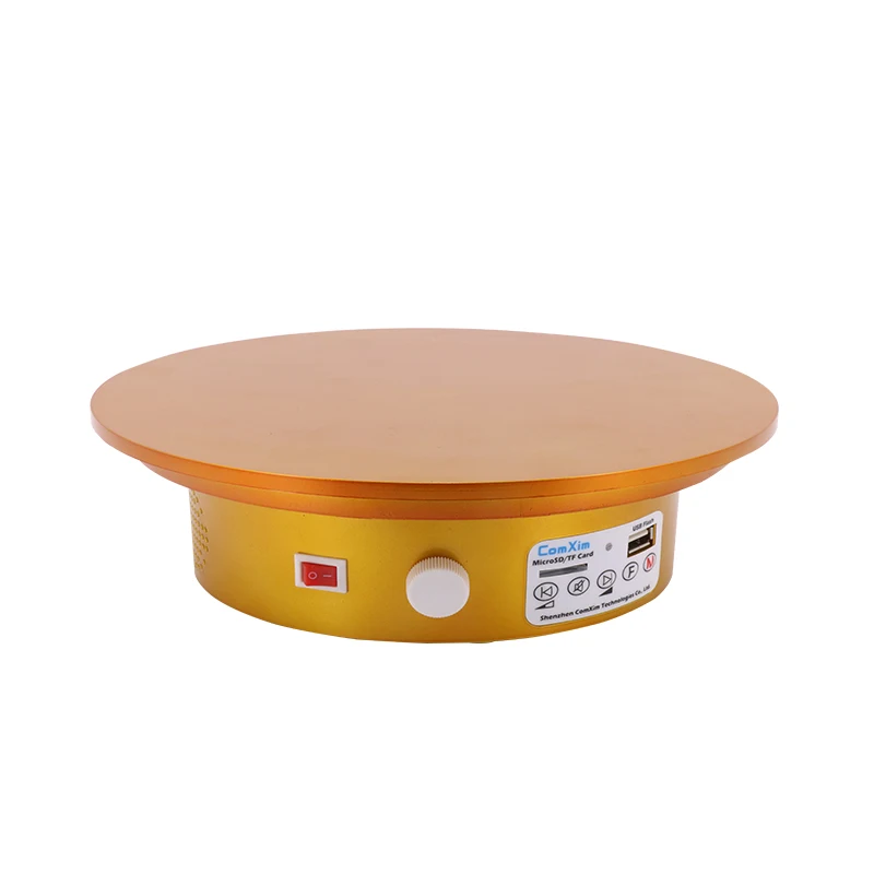 Hot Selling 20 cm 7.9 inch 10 kg Load Rechargeable Automatic Rotating Stand with Muslim Quran Player with Remote Control