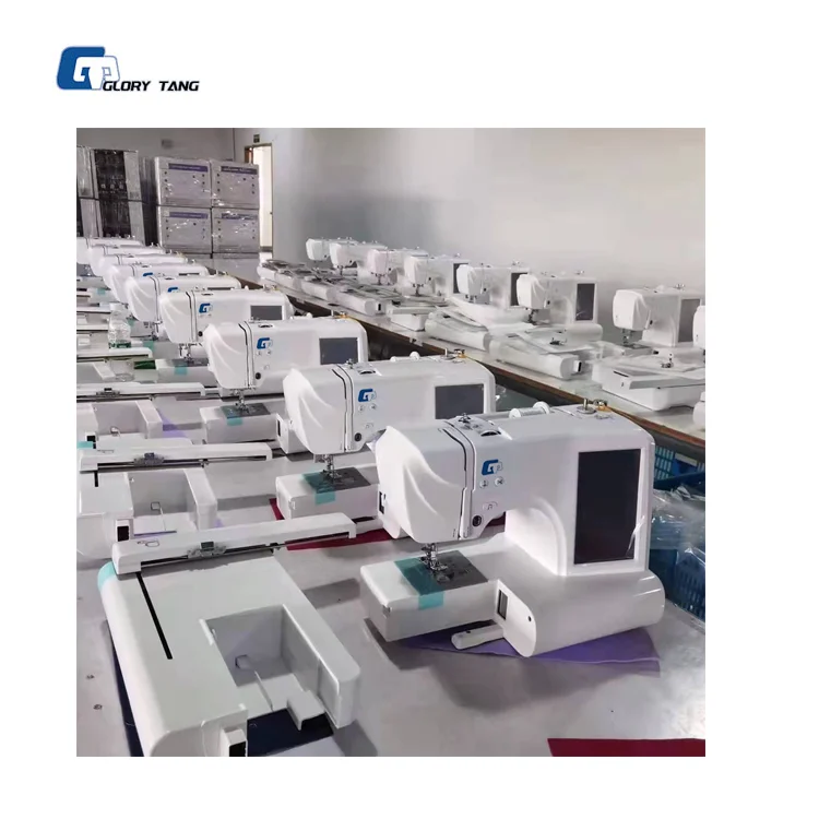 Glory Tang Household Computerized Automatic Touch Screen, Mutli-function Domestic Embroidery Sewing Machine