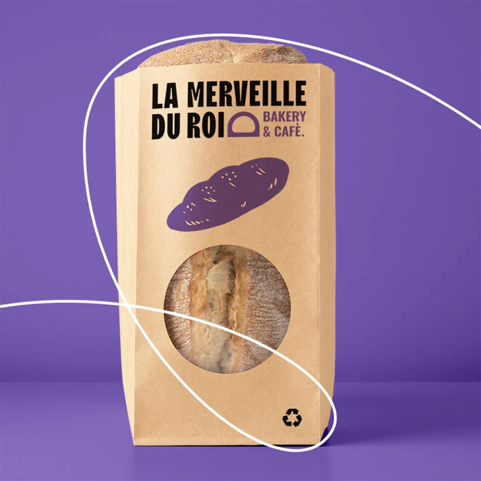 Custom Package Design Disposable Moon Bento Cookie Cake New Product Simple Paper Box With Handle