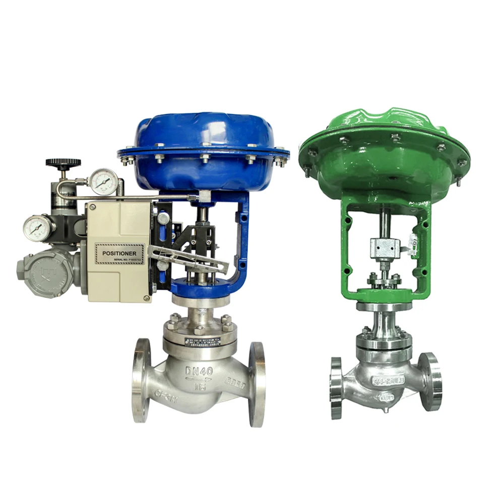Covna  Control Valves Pneumatic Diaphragm Control Globe Valve DN20-DN300 Valve for Power Plant And Dairy Pasteurizer