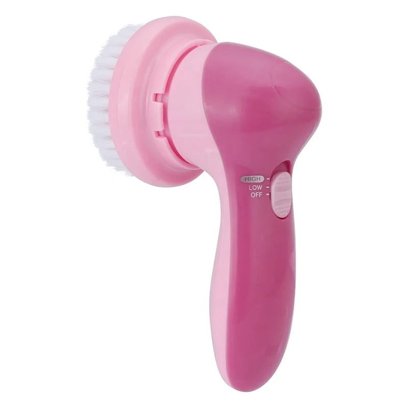 12 in 1 Mini Portable Rechargeable Electric Silicone Massager Cleanser Facial Cleansing Face Brush Skin Device