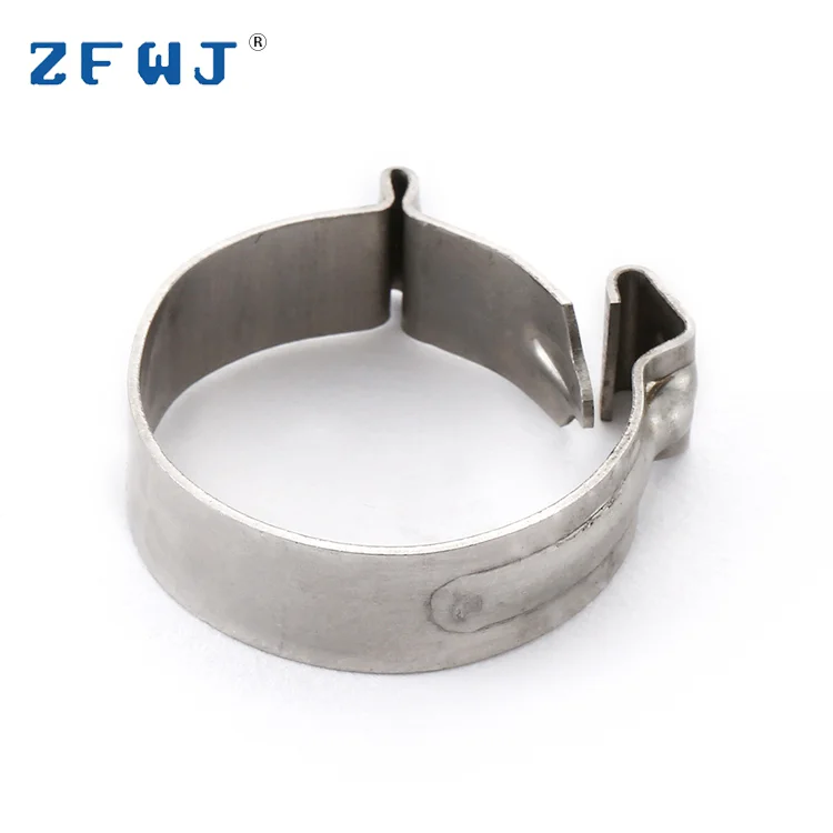 Stainless steel spring pawl hose clamp pipe clamp