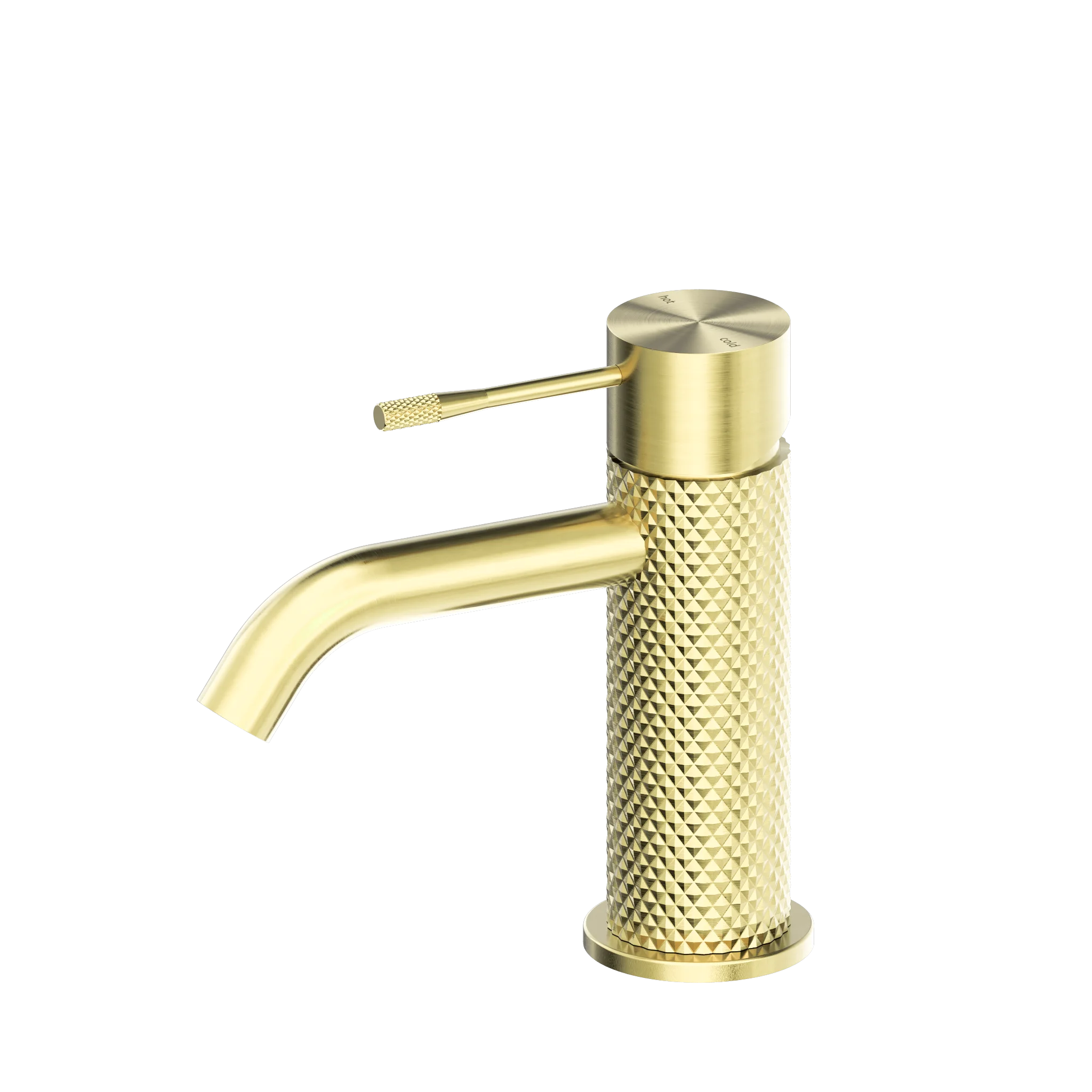 Hot Sale Innovative Knurling Process Bathroom Basin Faucet All Copper PVD Electroplating Process Basin Tap Grifo De Lavabo Brass