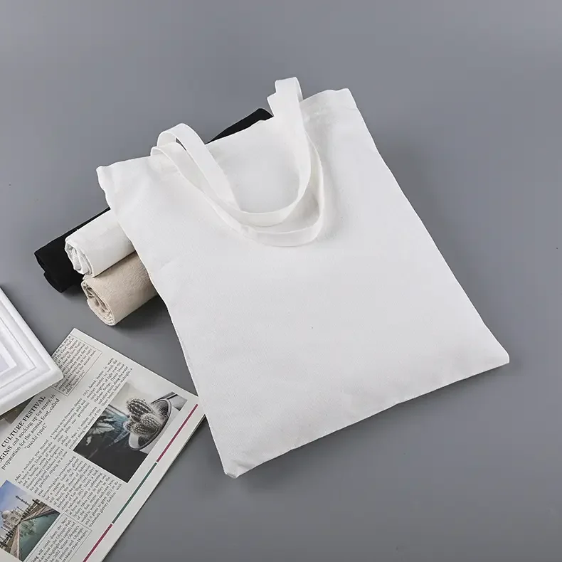 Chiterion Custom Logo Printed Size Square Jumbo Zip Polyester Canvas Cloth Packaging Tote Bag With Zipper For Shoes Suit Jewelry