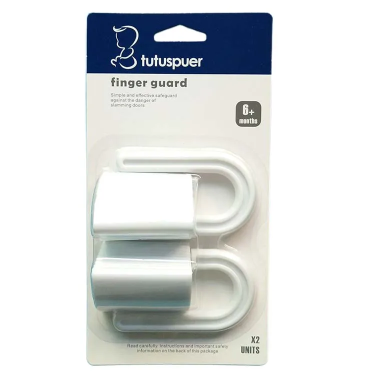 PP PE Baby Safety Door Stopper Lock Finger Pinch Protector White Door Finger Guard
