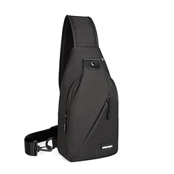 Wholesale high quality fashion canvas sport leisure single shoulder men crossbody bag