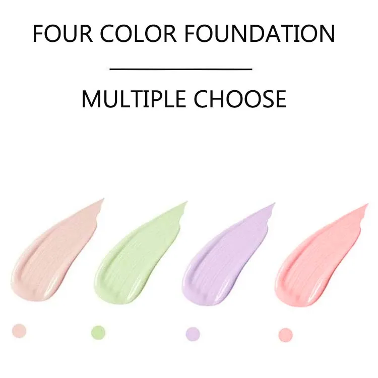 Factory Sale 4 Colors Moisturizing Waterproof Lasting Concealer Makeup Base Foundation Primer
