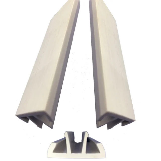 Cold extrusion plastic pvc I angle profile for led profile