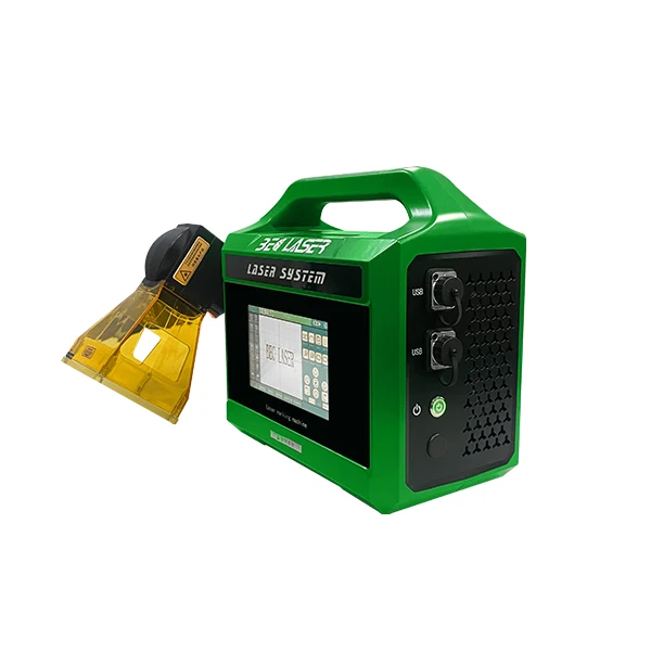 portable mini 20w 30w  handheld automatic small fiber laser deep engraving marking machine for stainless steel dog tag