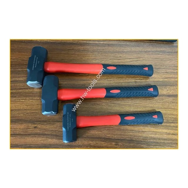Sledge Hammer with Fiberglass Handle Forged Hammer Head