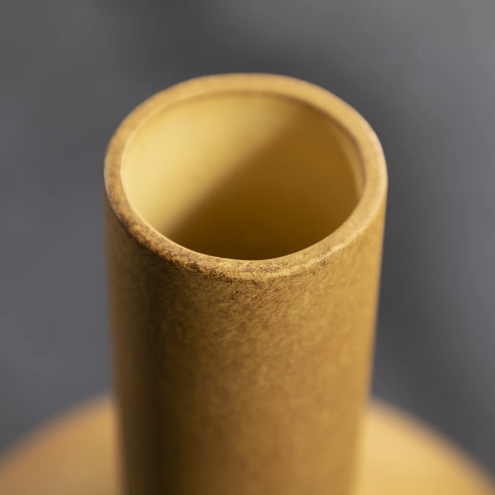 Merlin Living  rocket shape Wabi sabi Retro vase New design modern flower vase living room home decor for ceramic clay vase