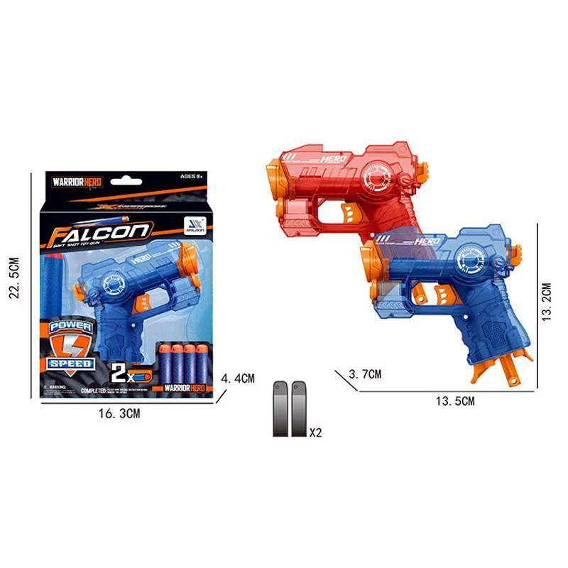 Toy Soft Bullet Gun Shooting Gun Toy Shooting Game Toy W/EVA Soft Bullet