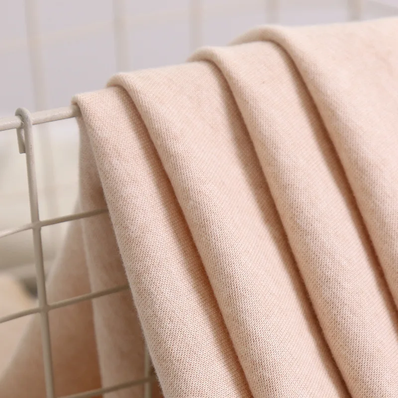 Z094 Colored cotton rib knit fabric baby knitted colored cotton neckline rib cuff elastic thread fabric