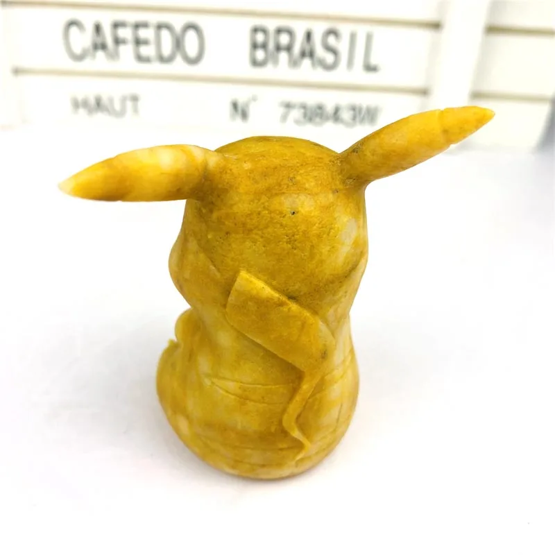 Wholesale Natural Crystals Crafts Cute Animal Figurine Yellow Jade for Gift&Decoration