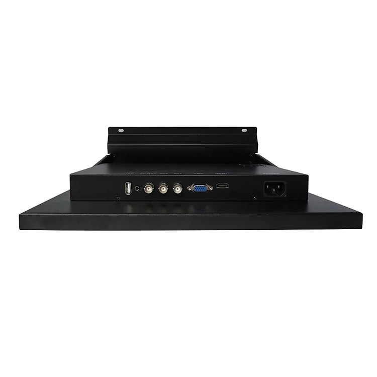 15 Inch Monitor Audio 175 Security Monitor HD AV BNV VGA USB High Sensitive Metal Housing Remote Control With Wall Bracket