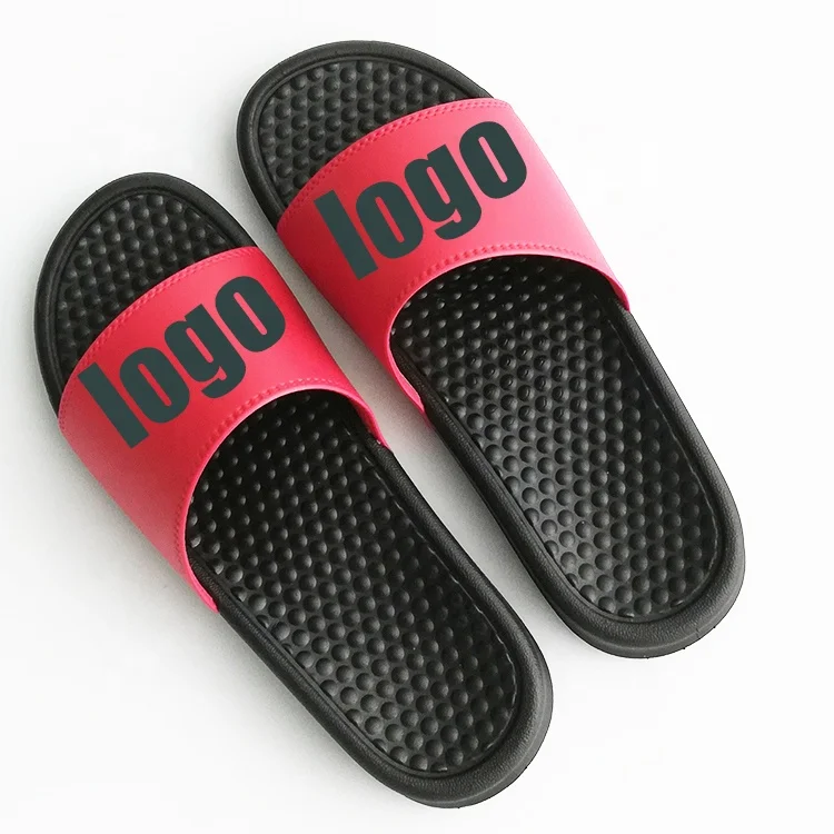 Outdoor Custom Massage slides slippers customized sports women slippers sandals US basketball team shoes slides custom logo