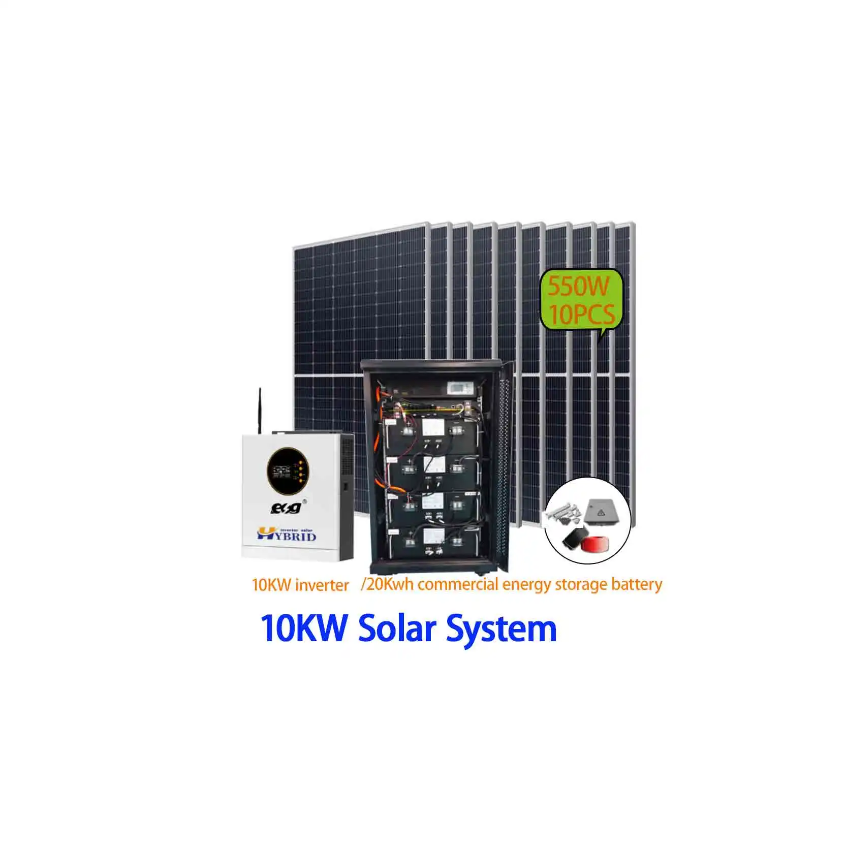 ESG ESG 10KW Comercial Station With Wind Hybrid Power Energy Home Renewable Energy Products