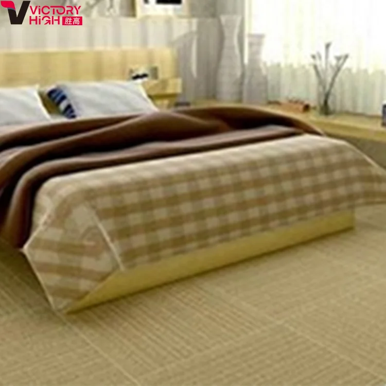 Hot sale 50x50cm flat loop pile plain color Carpet Tiles for home