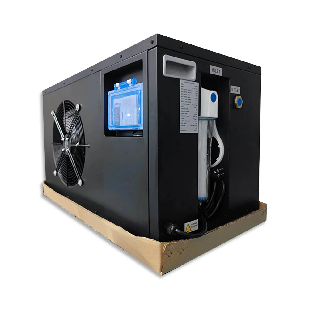 New PVC Water Chiller 1 hp Glycol Chiller Ice Bath Cold Plunge With Water Chiller