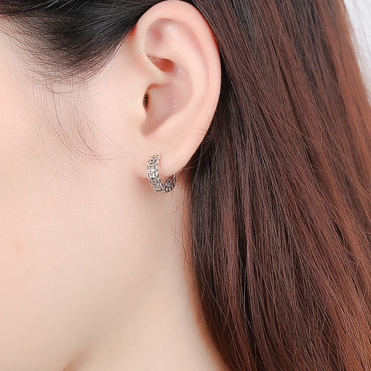 925 sterling silver earrings korea plata de ley 925 aretes plata huggie 925 earings 2021 925 sterling silver