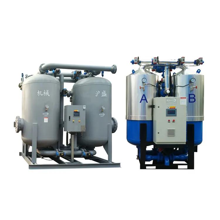 
Hankison type industrial compressed air dehumidifier desiccant air dryer matching to screw air compressor 