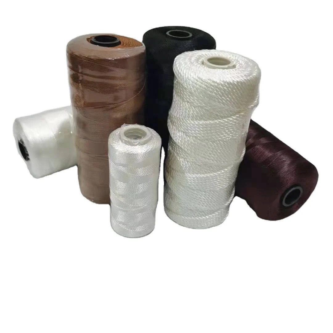 white black polyester bobbins thread for fishing net use