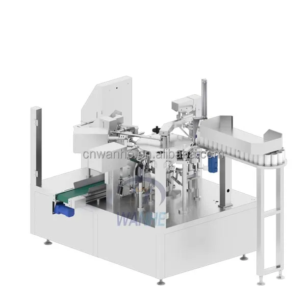 HL6/8-200FJ Fully auto coconut milk coffee pumpkin powder corn meal packing machine with multihead weighers