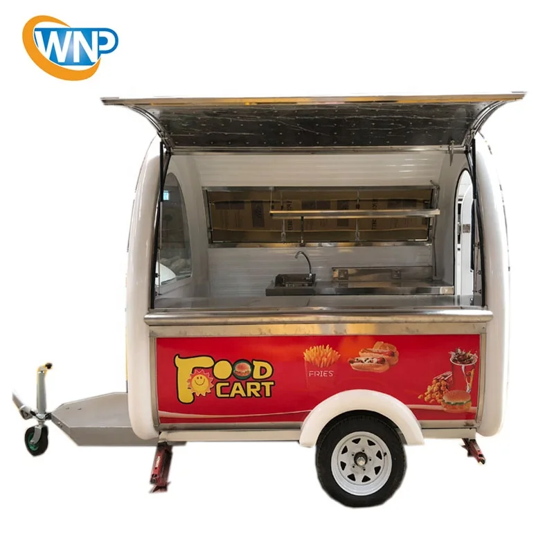 
Fiber glass small food trailer carts/used food trucks/fast food vending carts for sale 