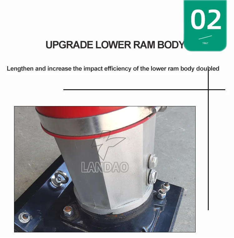 Construction Road Portable Tamper Vibratory Electric Compactor Tamping Rammer