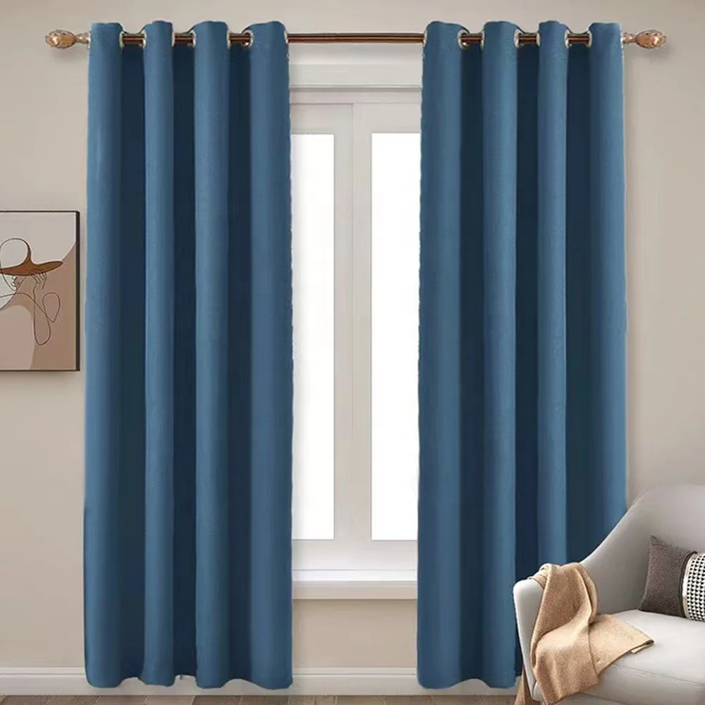 China Simple and Cheap Window Curtain Models Solid Design For Living Room