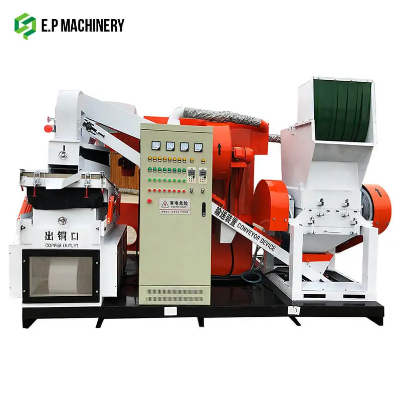 Гарантированное медный кабель гранулятор рециркуляции и сепаратор