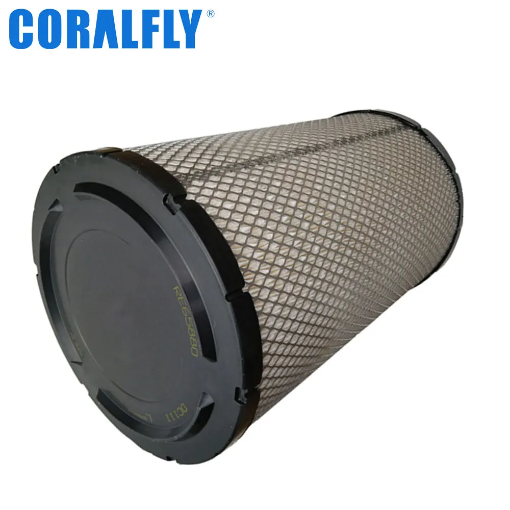 Запчасти для экскаватора CORALFLY воздушный фильтр RE587794 re18сва2018 AT171853 AH115833 RE284091 RE196945 john deere