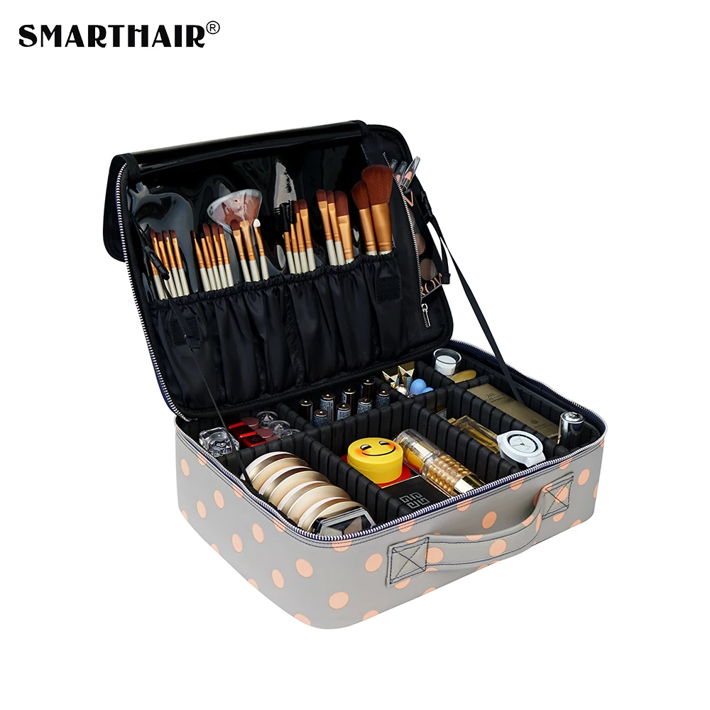 
SMARTHAIR 2019 Hot Sell Make Up Box Large Cosmetic Bag For Traveling 