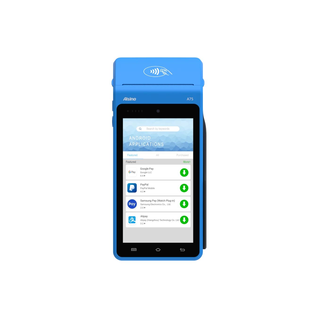 Ice Cream Shop Order Kiosk Bread Store Checkout Machine Payment Terminal Aisino A75 Pos System Gua SDK