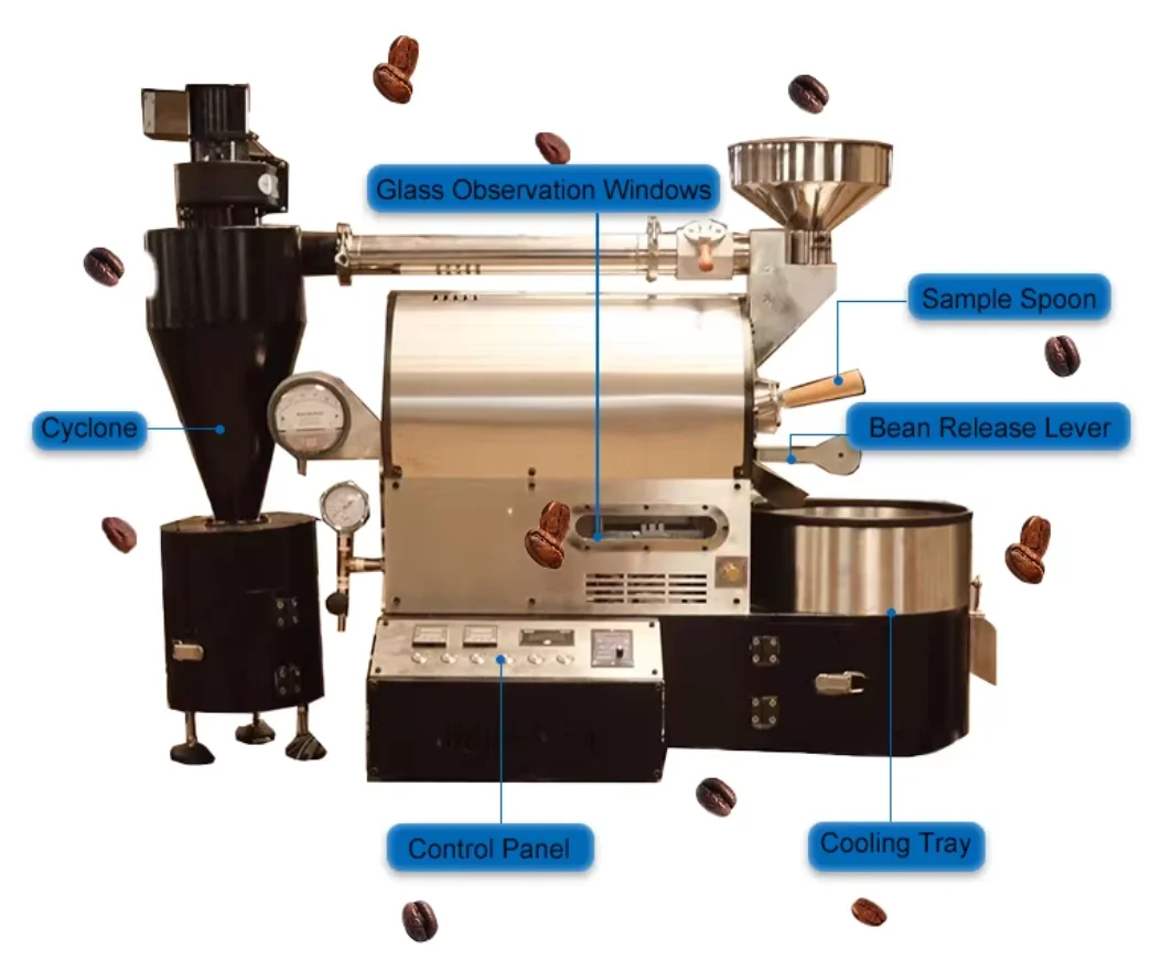 Coffee bean Cacao Roasting Machine Coffee Roaster