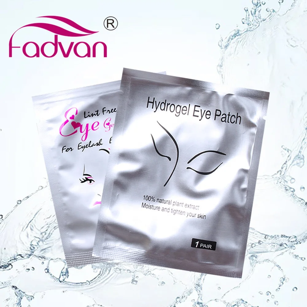 50pairs/Pack New Hydrogel Paper Patches Eyelash Extension Patches For Eyelash Under Eye Pads Soft Eye Lashes Patch Extensions