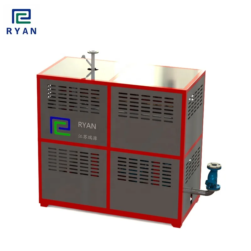 Electric thermal oil heater circulation heating system for thermal reactor