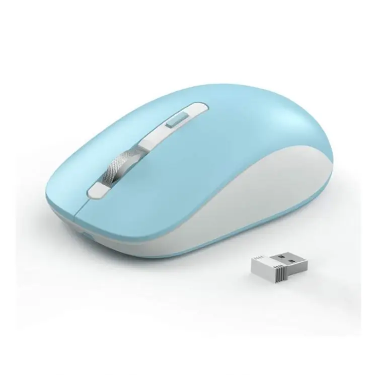 
2.4Ghz Rechargeable Optical Travel Mouse Silent Click Wireless Computer Mouse With USB Receiver 