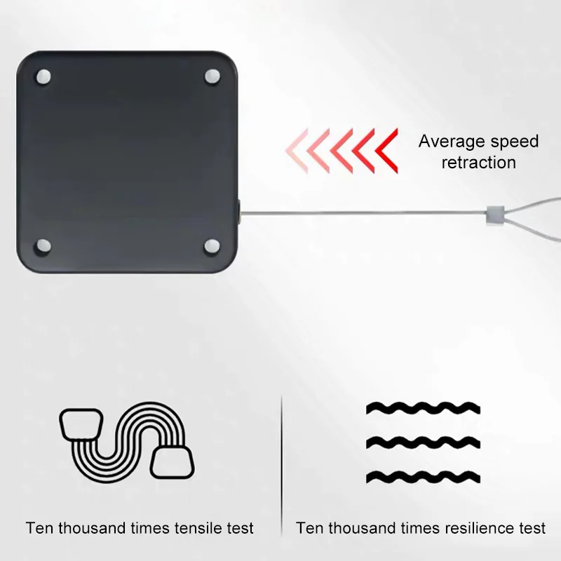 Automatic Sliding Door Closer Punch Free Auto Sensor Door Closer Auto Door Closer With Steel Drawstring For Bedroom