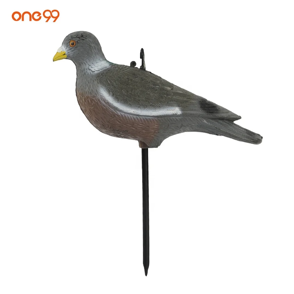 one99 wholesale hunting decoy pigeon half shell plastic garden decoration full body pigeon dove decoys hunting custom bird decoy