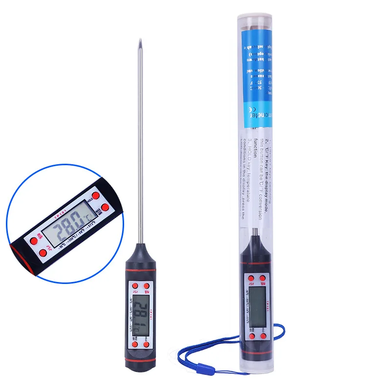 Trendy Kitchen Oil Temperature Gauge Food Probe Meat Thermometer BBQ Barbecue Thermometer Digital Thermometer