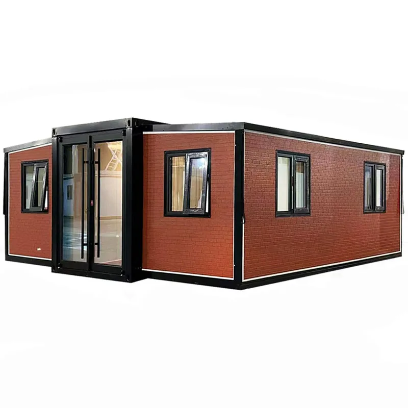 Customized Color Expandable Modular Home Prefab House 20ft 40ft container house with solar panels prefabricated homes Modular