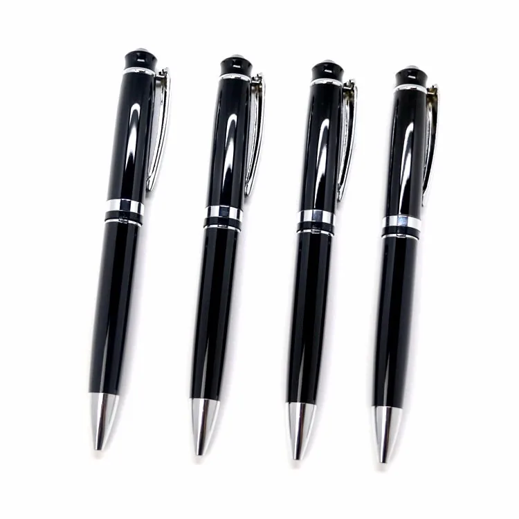 Eacajess New Hot Sale Business Metal Pen Slim Quality Giveaway Gifts Office Advertising Ballpoint Pen Customize Logo Boligrafo