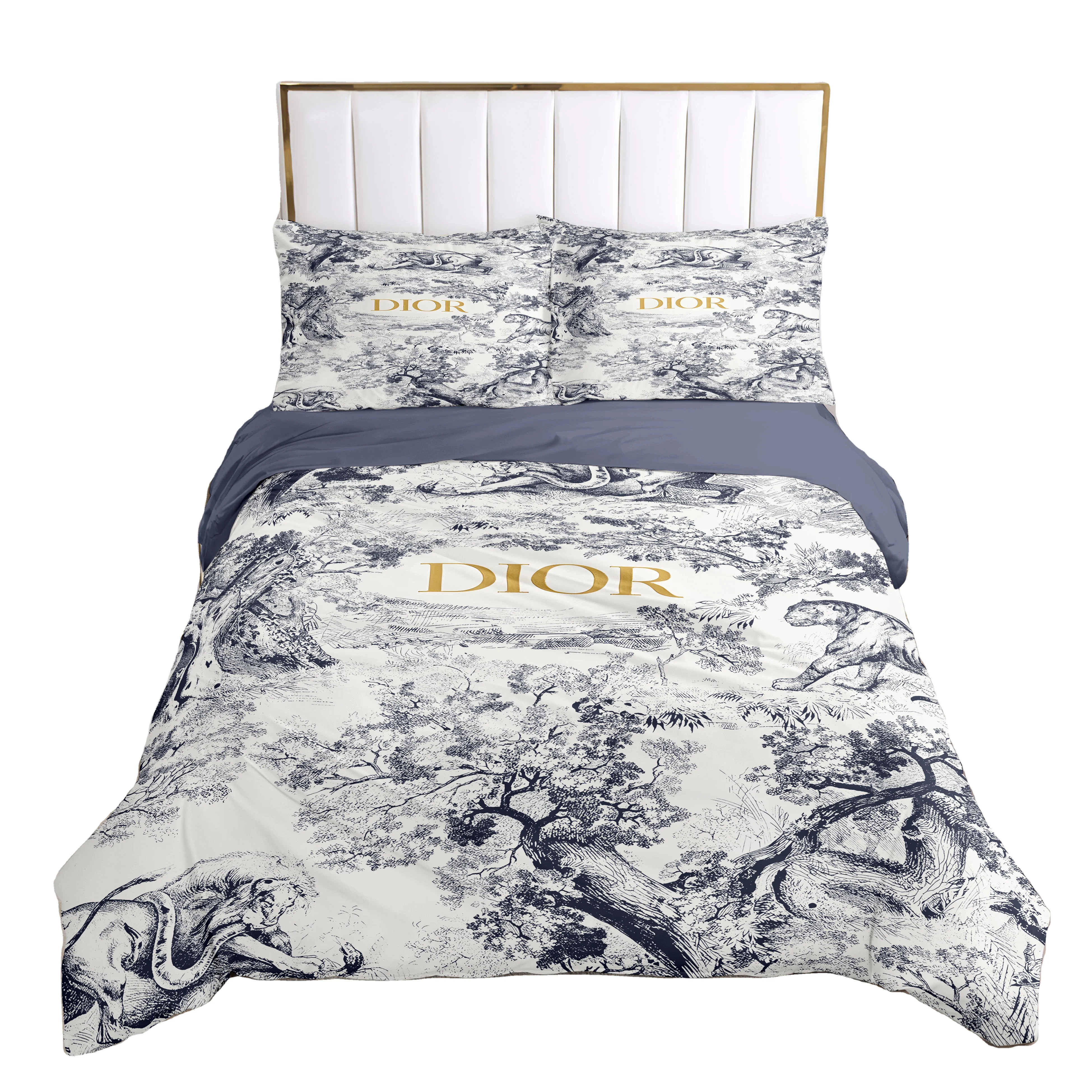Luxury 3D Duvet Cover Microfiber Bedding Sets Luxury Design 3Pc Printed With Pillow Covers