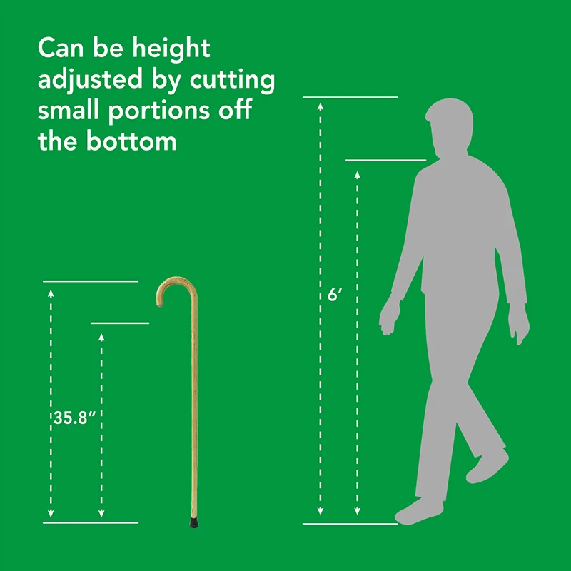 High quality wooden crutches with umbrella handles are specially designed for the elderly who pursue quality of life