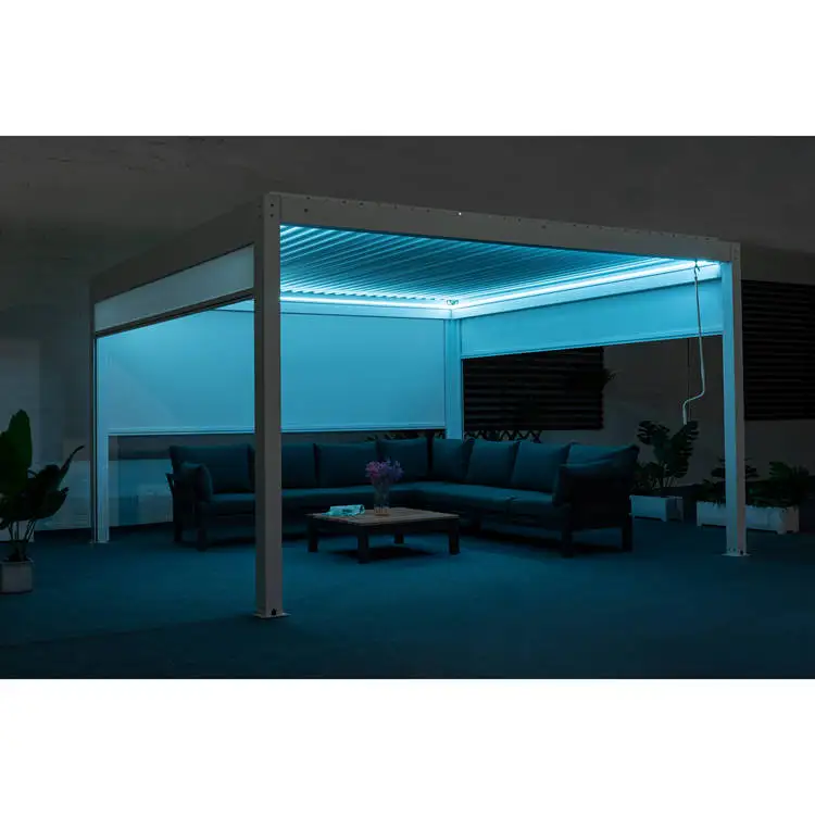 Sofa Outdoor Pergola Aluminum Waterproof Outdoor Pergola Garden Opening Patio Pergola